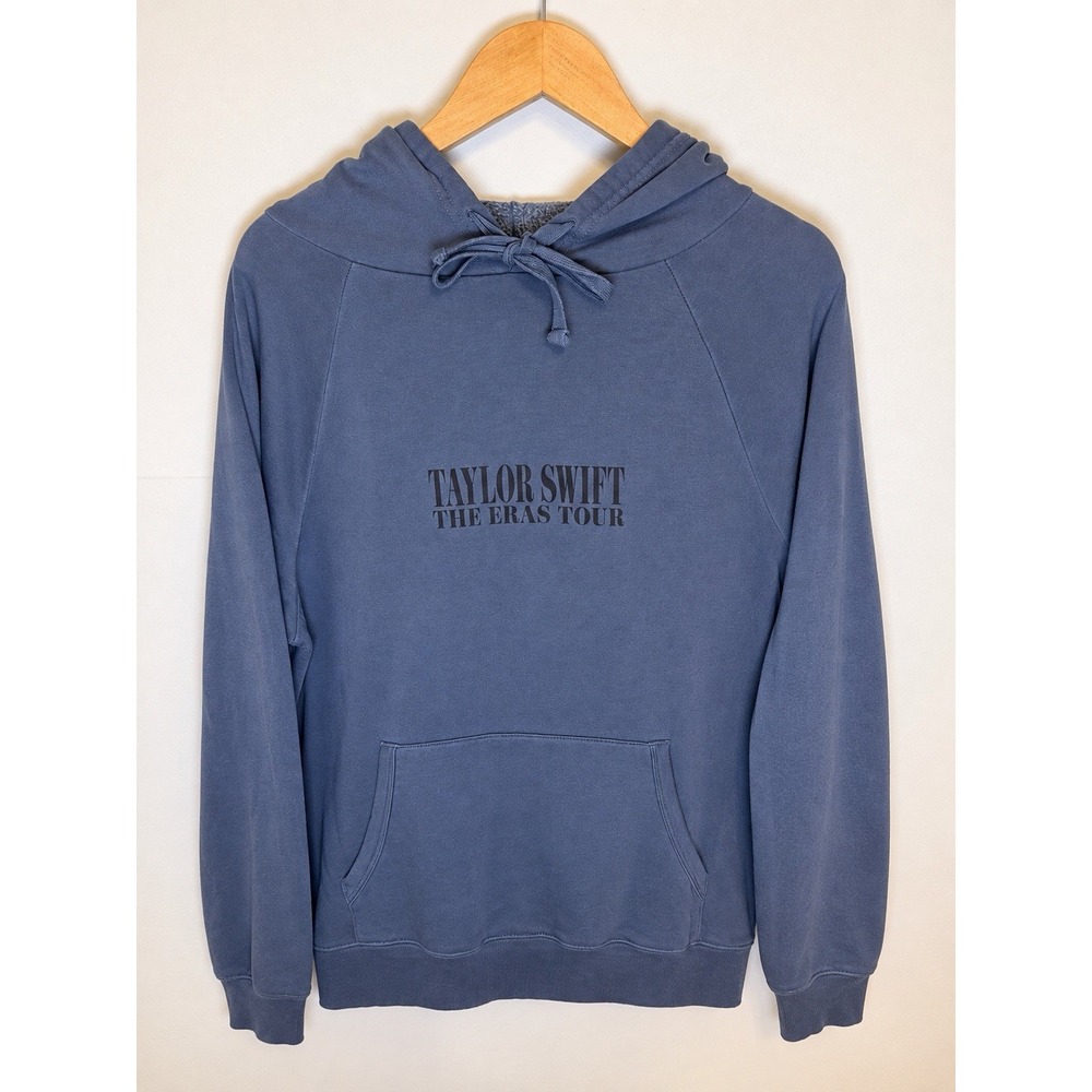 Taylor Swift The Eras Tour 2023-2024 Blue Hoodie Official Merch Small Oversized